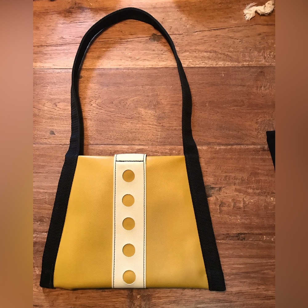 Holly Aiken Yellow Leather Purse